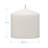 Unscented Pillar Candle