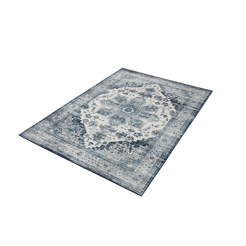 Floral Machine Printed 120cm X 170cm Area Rug