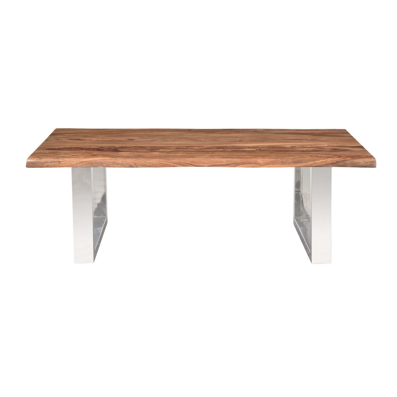 Solid Wood Top Coffee Table