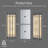 Aldwych 3 - Light 24" Modern Rectangle Flush Mounted Sconce Alabaster Bathroom Vanity Lights-2054161800