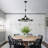 Tyleshia 6 - Light 23" in Dimmable Rustic Industrial Sputnik Wagon Wheel Chandelier for Kitchen Island Living Room Hallway-902883165