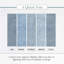 Ensemble de serviettes de bain 100% coton 100% coton Zel Twist Hazel de Home Weavers, 16 po x 24 po (24) (24 serviettes à main), bleu-130204312-130204314