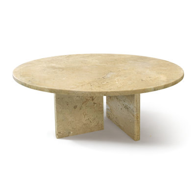 Table basse, petite table et table de salon en marbre naturel doré jaune et beige