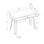 Bureau d'ordinateur contemporain, l 40 po, surface en stratifié noir, rangement de tiroir, pieds en métal pour bureau à domicile avec bureau, pieds, look moderne-408007130