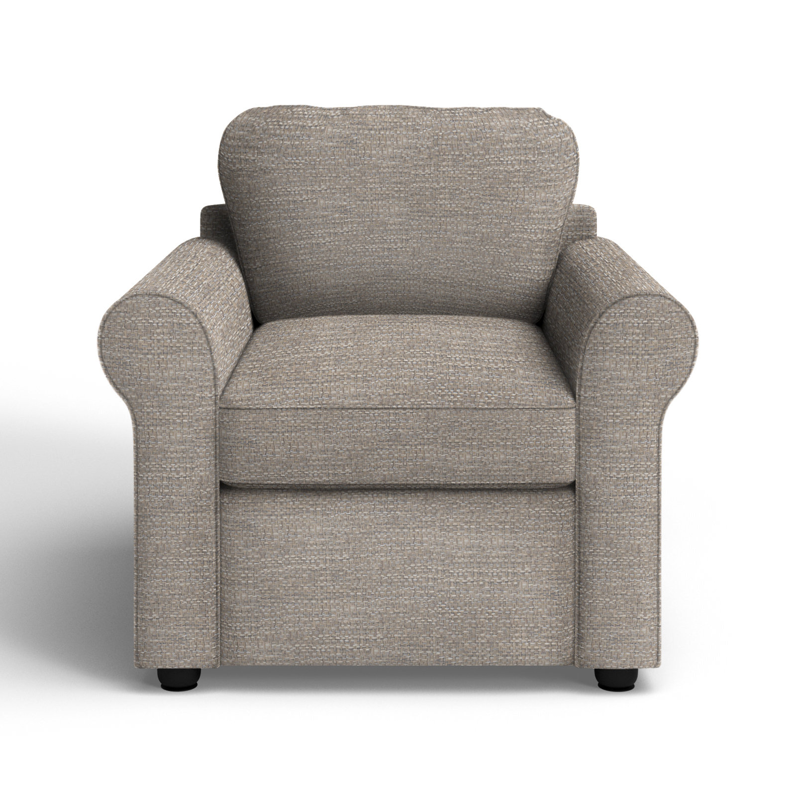 Warrington Armchair, Drusky Linen Sustain® Basketweave