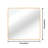 30 in x 30 in Metal Framed Square Bathrrom Mirror for Wall-1306619040-1306619043