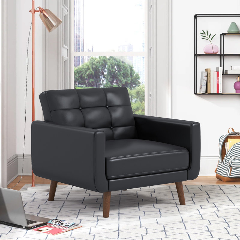 Fauteuil Gaige, Noir