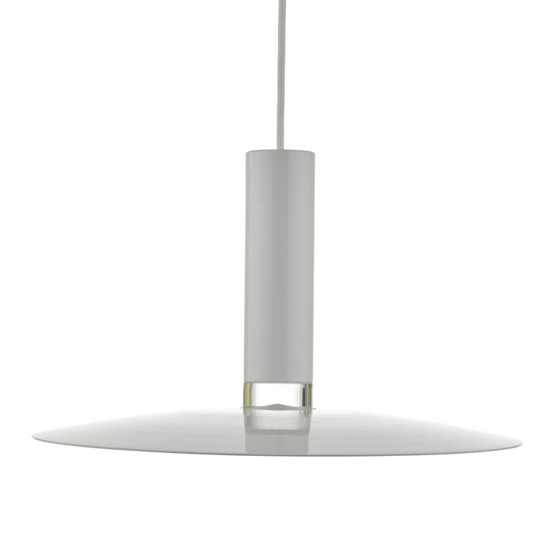 Mccracken 2.1cm H Metal Bowl Pendant Shade, White