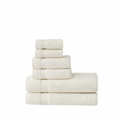 Ensemble de serviettes de bain en mélange de coton 6 pièces Brooklyn