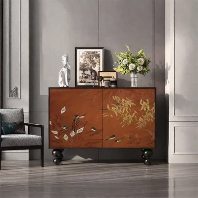 Walnut Wood Storage Cabinet