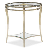 Caracole Classic Glass End Table