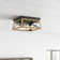 Andreas 2 - Light 12.01" Caged Square/Rectangle Flush Mount