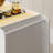 47.8" W Kitchen Island With Glass Top And Light