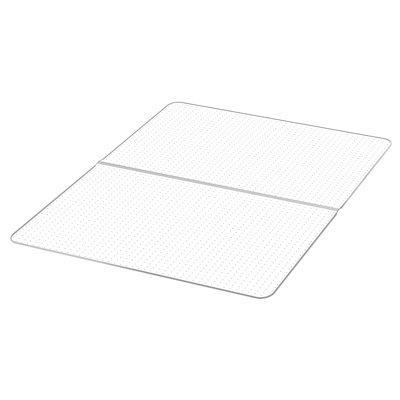 Chair Mat, 60 x 46-inch Office Chair Mat for Low Pile Carpeted Floors, Clear Floor Protector Rug with Studded, Non-Slip & Easy to Clean, Smooth Glide Under Desk Rug for Home Office (Rectangular)