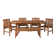 Alfonsi 6-Piece Extendable Chevron Patio Dining Set