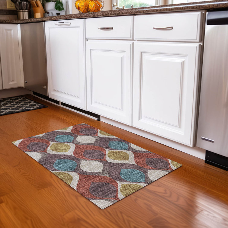 Tapis d'entrée / extérieur antidérapant Caziyah