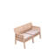 Cardamom Rectangle Aluminum Loveseat