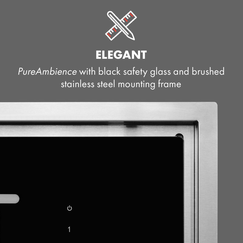 High Line Ductless Under Cabinet Cooker Hood, H40.5 x W97.5 x D38.5 cm