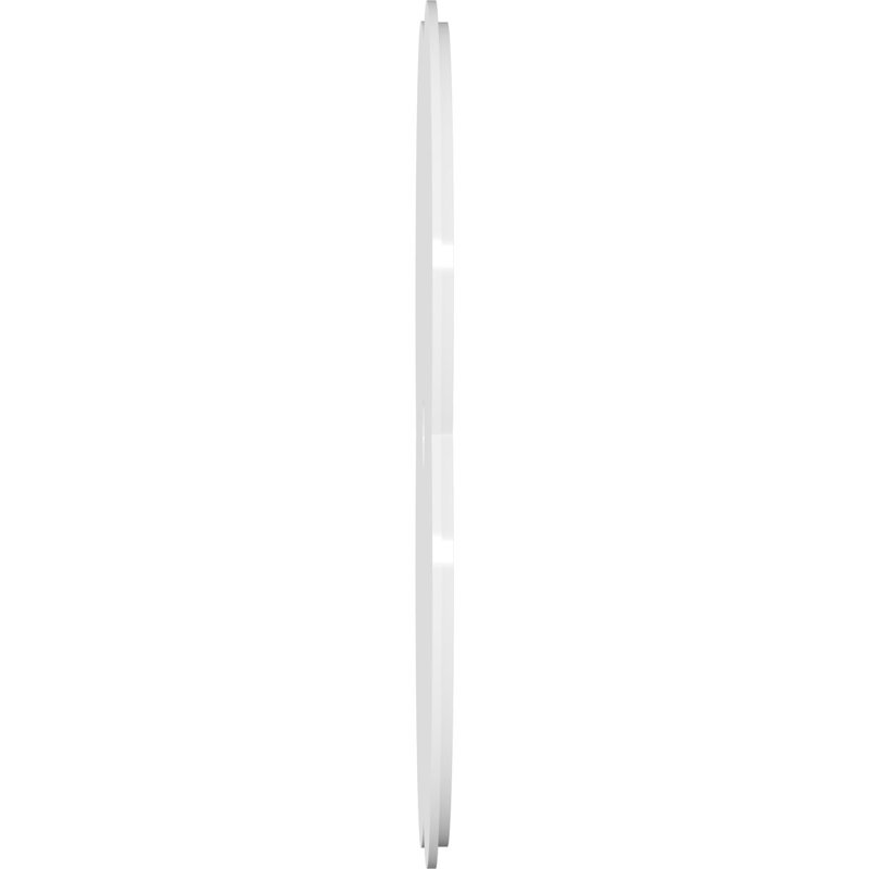 Médaillon de plafond contemporain en PVC de qualité architecturale 22 po x P 3 po x P 8 3/4 po x P 1 po