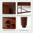 Solid Rubberwood Makeup Table, Mid-Century Vanity Desk with 2 Gliding Drawers and Flip-Top Storage Compartment - Walnut