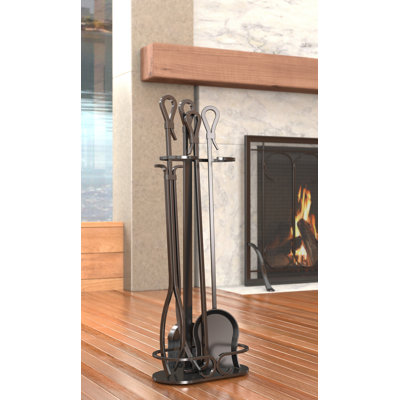 Steel Fireplace Tool Set