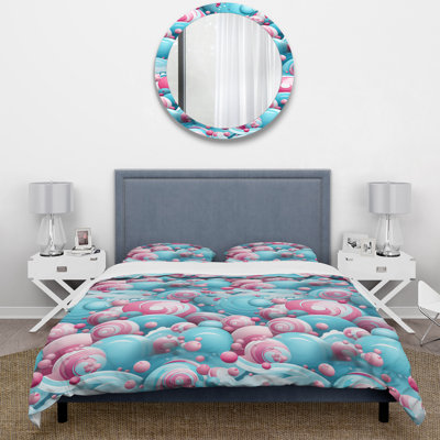 Ensemble de housse de couette Popart Candy Crush Chaos I