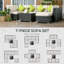 Adile 7 - Person Seating Group with Cushions-364879707