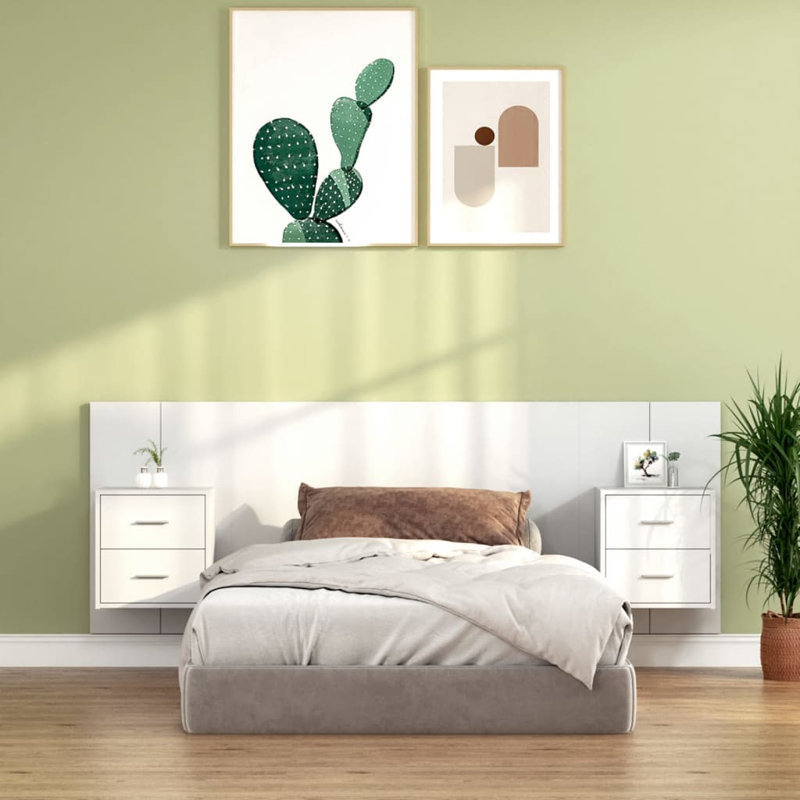 Gilby Headboard, Double (4'6), White