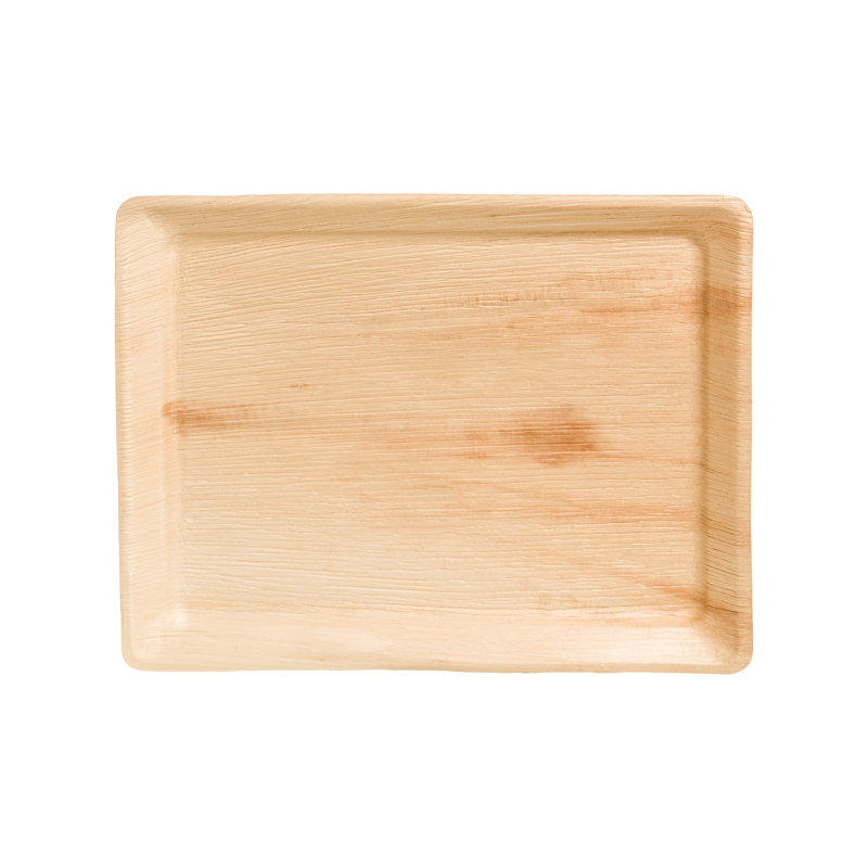 Plateaux jetables rectangulaires - compostables