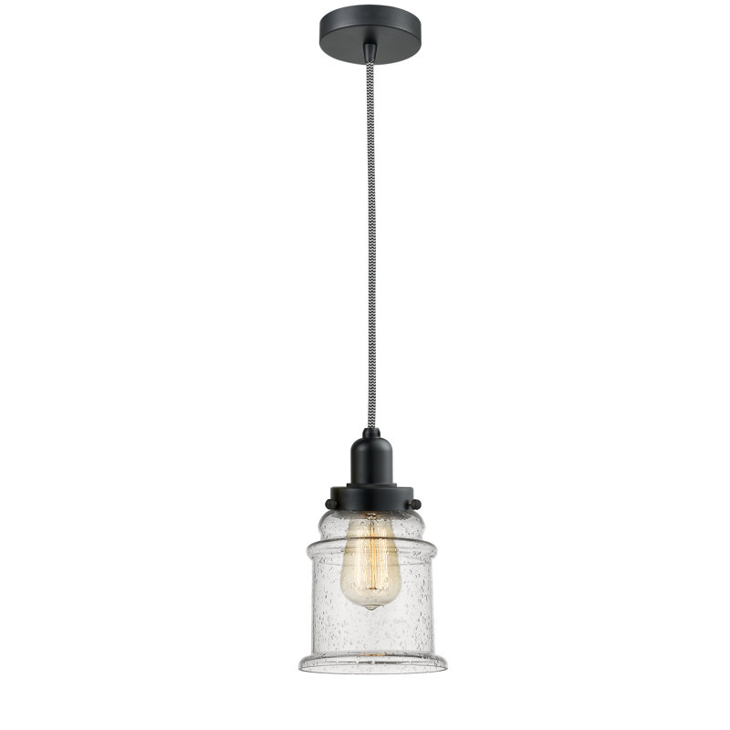 Webber 1 - Light Single Pendant, Matte Black