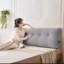 Triangle Wedge Headboard Pillow Backrest Support Cushion-1105504129-1105504135