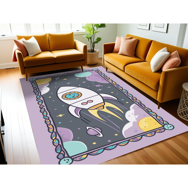 Tapis pour enfant Mason & Marbles, Rectangulaire 8 pi x 10 pi