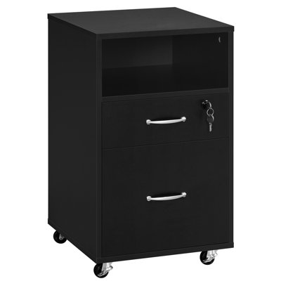 Elisbeth 2-Drawer Mobile Vertical Filing Cabinet