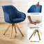 Velvet Swivel Accent Chair-1883373721