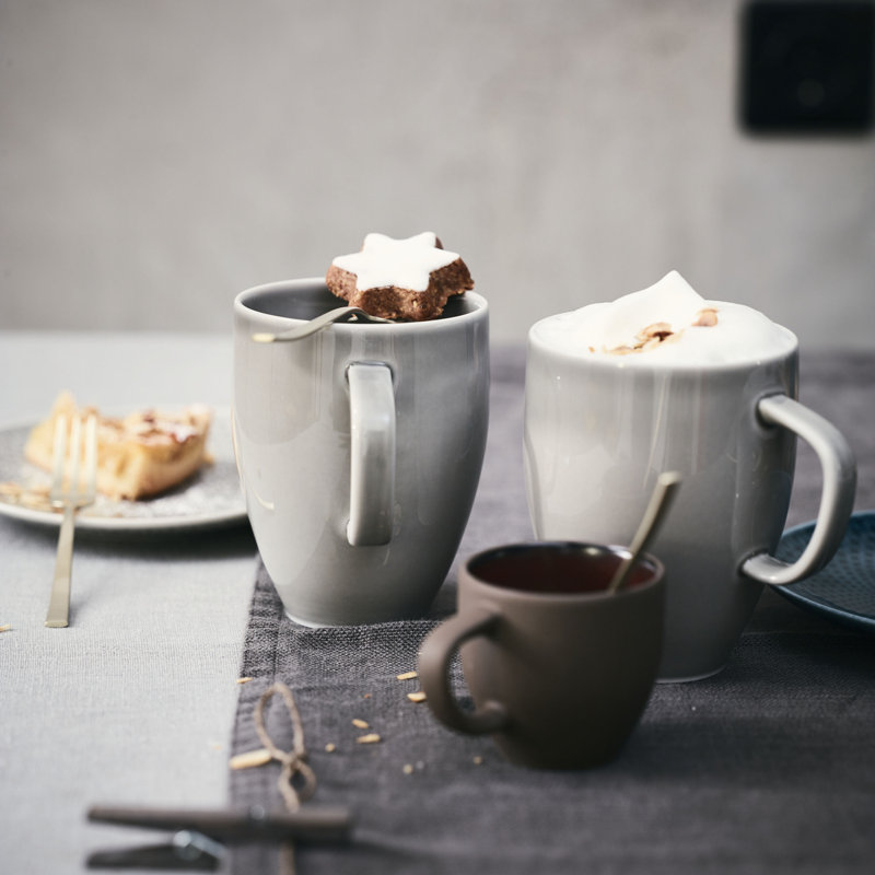 Junto Handmade Porcelain Coffee Mug, Opal Green