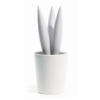 Legnoart Cereus Trivet avec bol en porcelaine - Noir