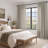 Linen Back Tab Curtains,Light Filtering Curtain, Thick Linen Textured Semi Sheer Drapes(Set of 2,With Hooks)-1809414765-1780285706
