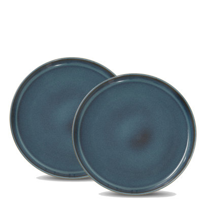 Blue Dinner Plate 13"