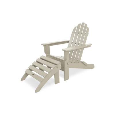 TREX Outdoors Cape Cod 2-Piece Folding Adirondack Seating Set