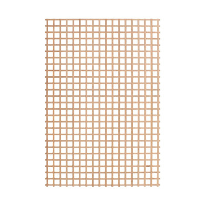 24 in x 35-3/4 in x 3/8 in Unfinished Square Solid North American Lattice Panel Insert