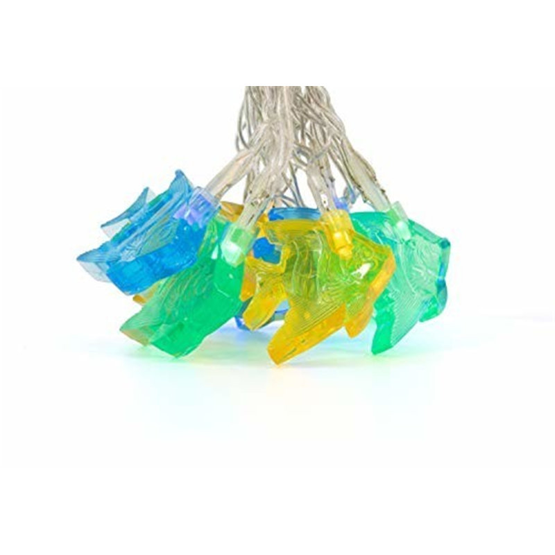 Costinela ProductWorks Battery-Operated Ultra LED Lights with Timer Feature, 10 Lights, Tropical Fish