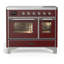 Majestic III Series 40 Inch Induction Range with 6 Induction Elements in Stainless Steel (Brass Trim)-1837201735-1837201739