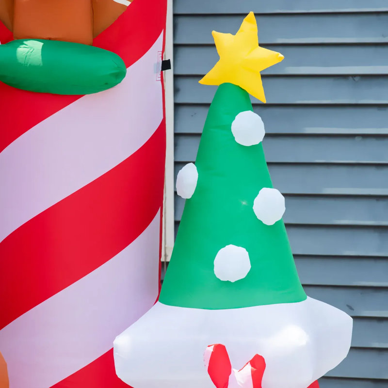 Décoration de Noël gonflable 10 pi 10 pi