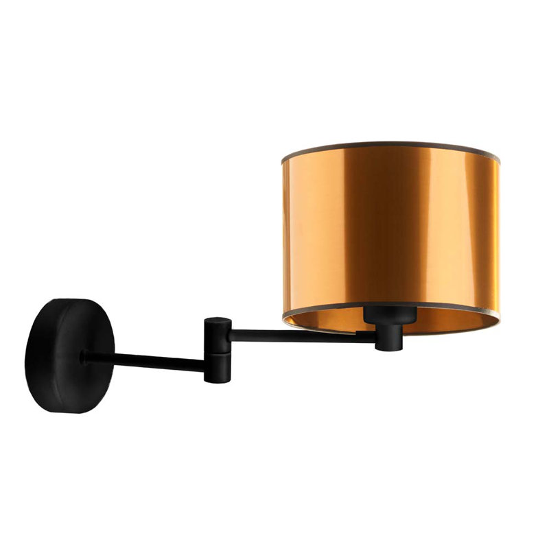 Bundrage Steel Swing Arm Sconce, Copper
