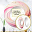 «Padyn», cercles abstraits roses et dorés Padyn-1388864141