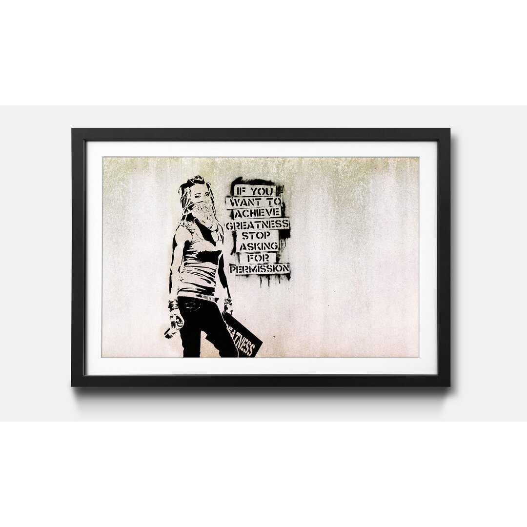 Gerahmtes Poster No. 7 von Banksy