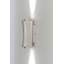 2 - Light LED Flush Mounted Sconce
