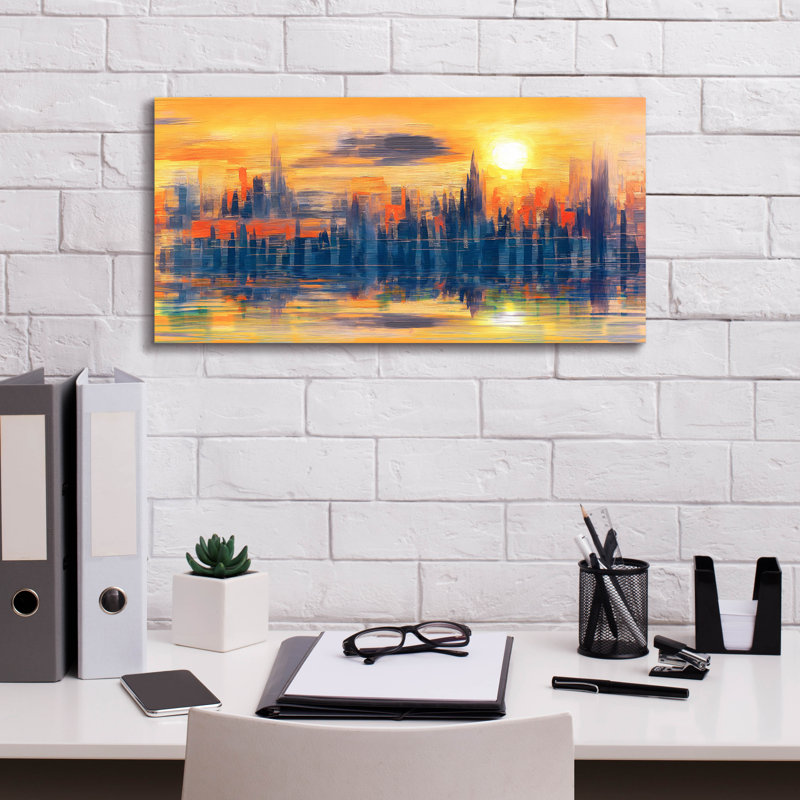 "Hazy Reflections" par Epic Graffiti Portfolio, H 12 po x l 24 po x P 0,75 po