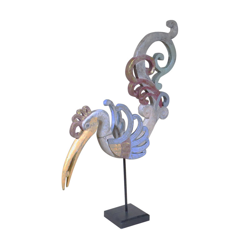 Indonesia Folk Art Toucan Statue