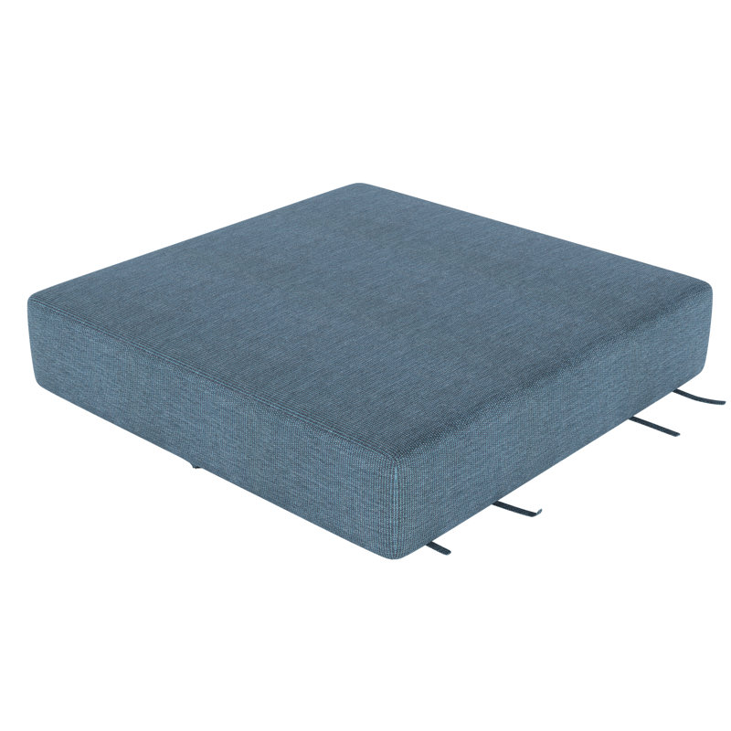 Sunbrella® Outdoor Seat Pad/Ottoman Cushion, Spectrum Denim Sunbrella®